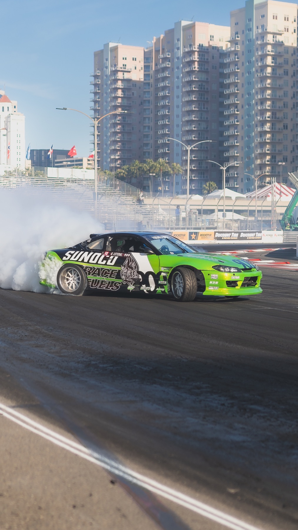 S15 drifting at Long Beach