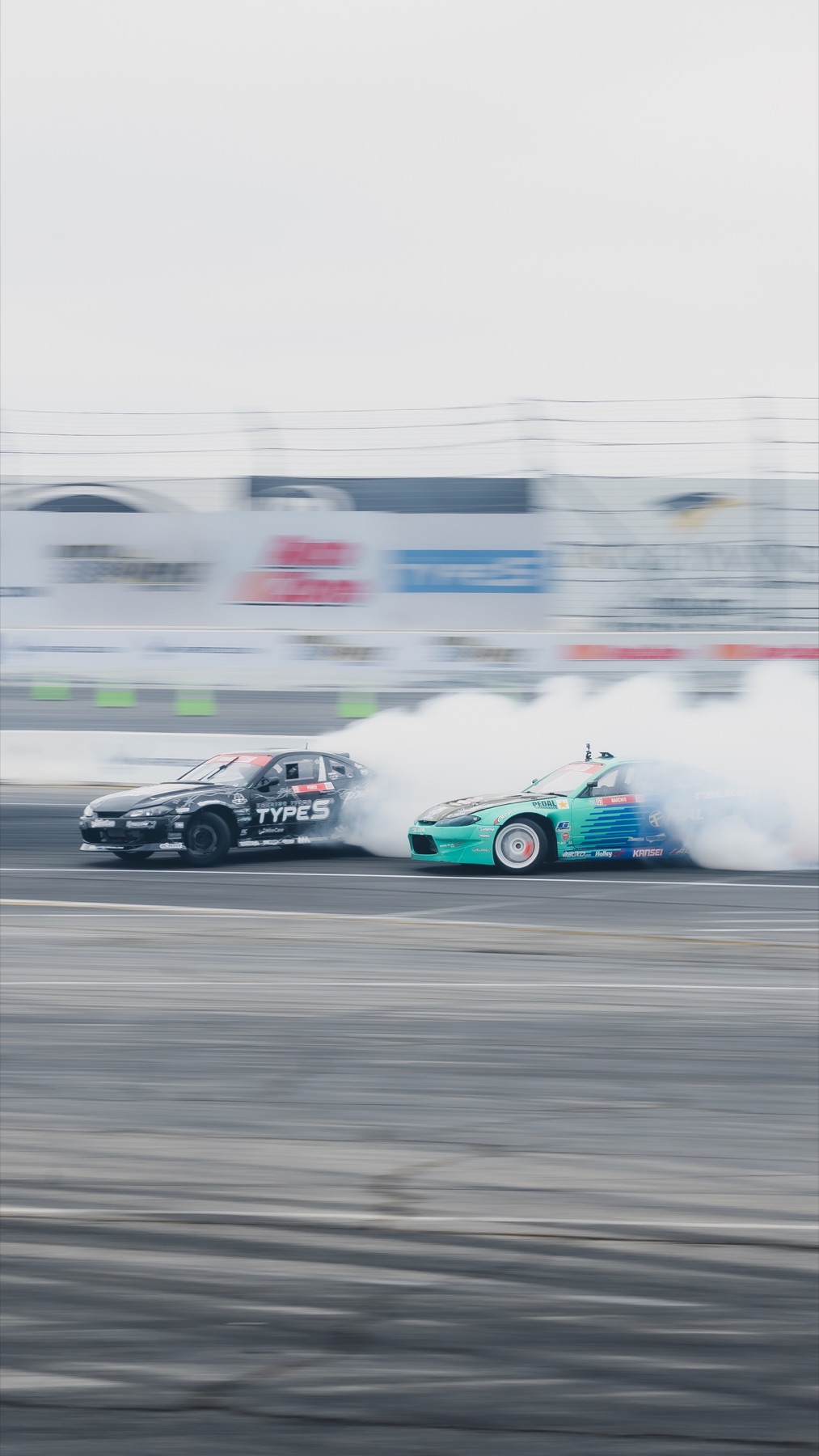 S15 tandem through the smoke